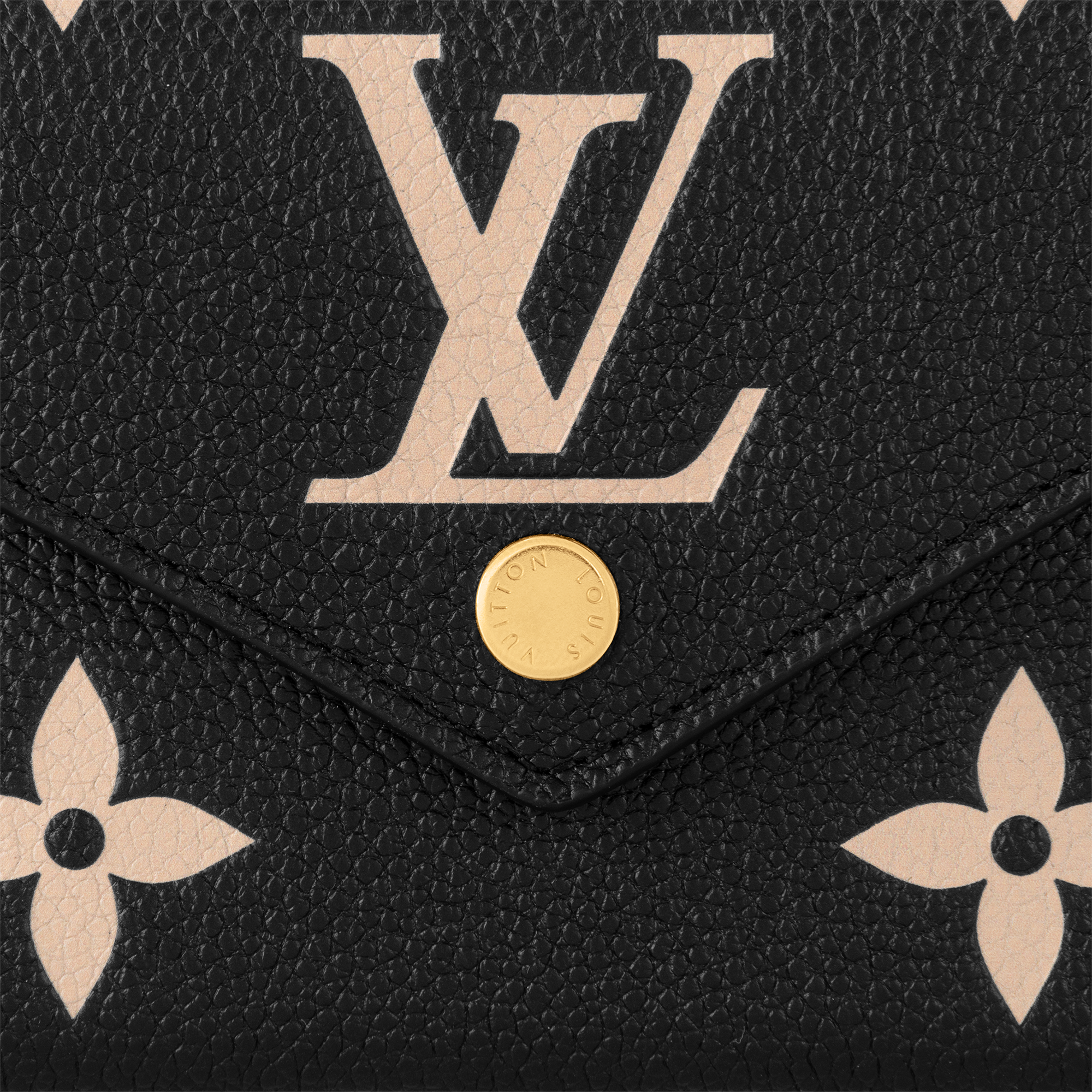 Victorine Wallet Bicolour Monogram Empreinte Leather - Wallets and